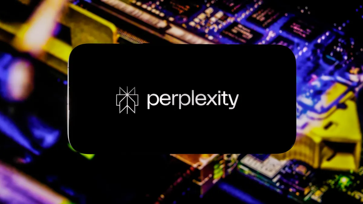 Логотип Perplexity AI